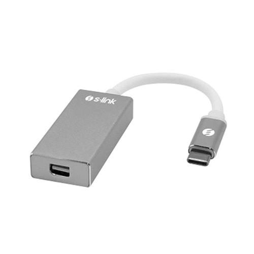 S-link SL-USB-C72 USB3.1 Type C to MINI DISPLAY Çevirici