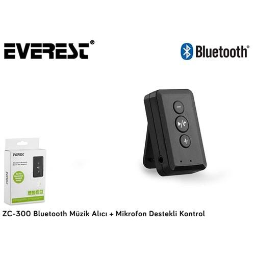 Everest ZC-300 Bluetooth Müzik Alıcı + Mikrofon Destekli Kontrol
