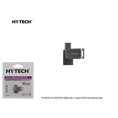 Hytech HY-XUFOT16 16 Gb Usb+Type-C Otg Mini Flash Bellek