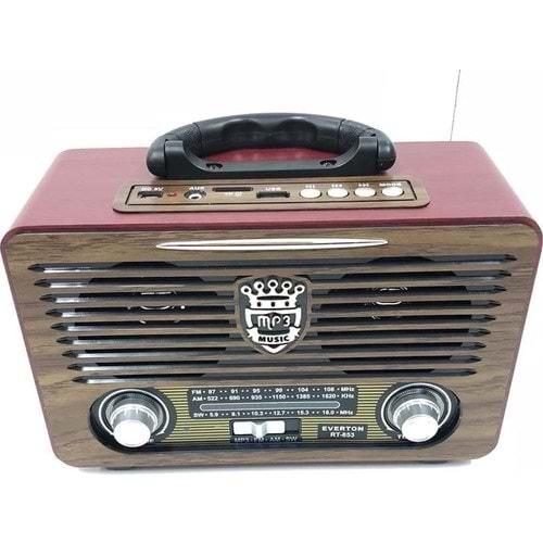 Everton RT-853 Usb-Sd-Fm-Bluetooth Bordo Nostaljik Radyo