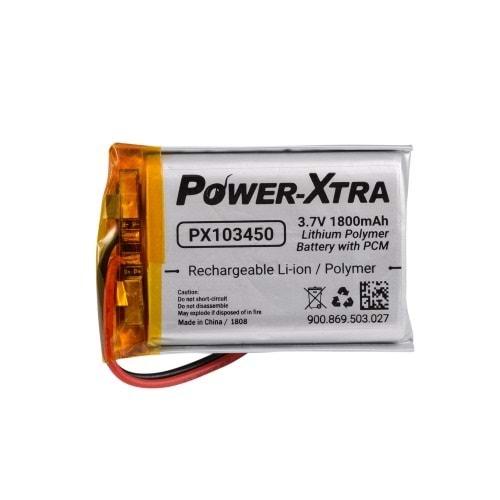 Power-Xtra PX103450 3.7V 1800 mAh Li-Polimer Pil (Devreli/1.5A)
