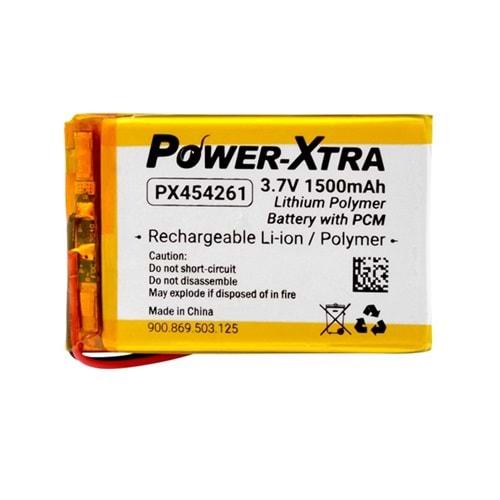 Power-Xtra PX454261 3.7V 1500 Mah Li-Polimer Pil-Devreli-1.5A