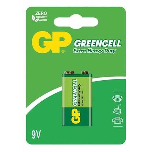 GP Greencell GP1604G-2UE1 9V Çinko Pil Tekli Blister Paket