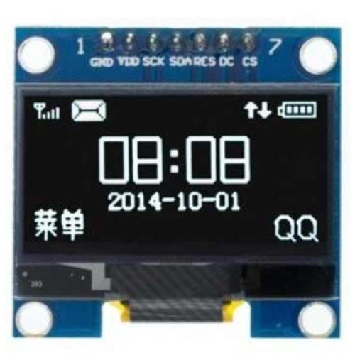 Arduino ARD-LCD-1445 1.3 inc SPI OLED LCD Modülü + 7 Pin