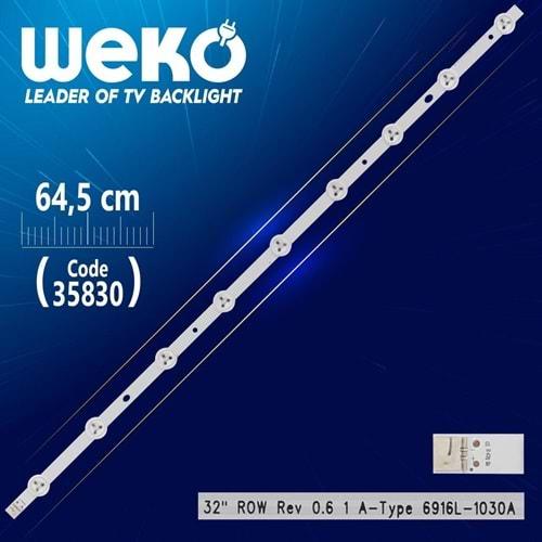 Weko Wkset-5241 35830x2/35831x2 LG 32''Tv Led 64.5 Cm Led Tv Bar (32LM3400) (32LS3400) (32LM340T) (Takım)=Winkel SET-0028=Mate LED288