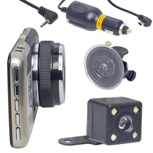 Powermaster PM-19295 5 MP 4'' 32GB Ekran-Mikrofon-Gece Görüş Araç Kamerası