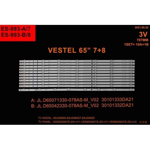 Winkel SET-2363 Vestel 65