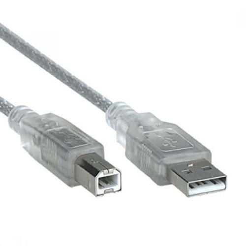 Powermaster SL-U2003 3 M Şeffaf USB Yazıcı Kablosu