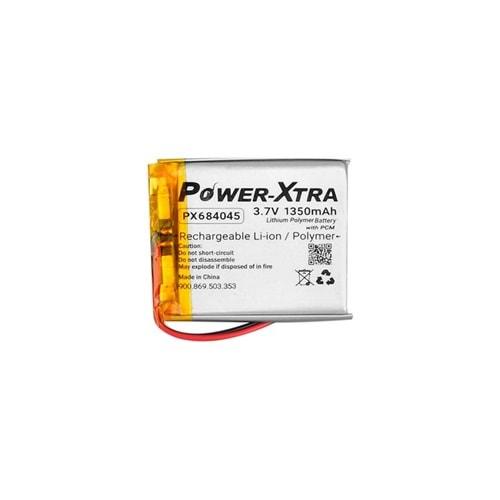 Power-Xtra PX684045 3.7V 1350 mAh Li-Polimer Pil