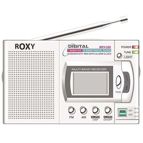 Roxy RXY-330 Dijital Ekranlı 10 Band Pilli Radyo