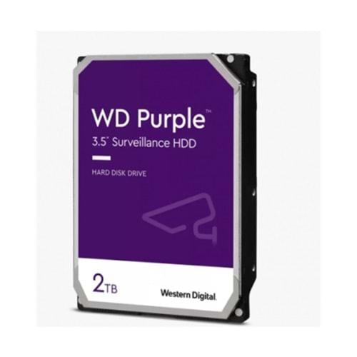 Western Digital WD23PURZ 2TB 3.5¨ 5400RPM 64MB SATA 6GB/s 7x24 Güvenlik Diski