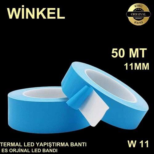 Winkel 11MM 50 Metre Mavi Termal Led Yapıştırma Bantı