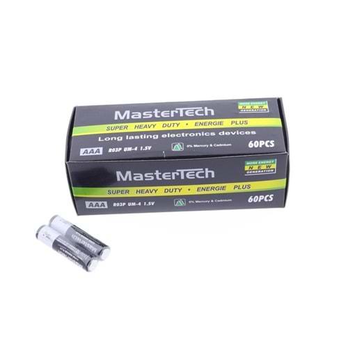 Mastertech R03P UM-4 AAA 1.5 Volt İnce Kalem Pil 2 Li Paket Halinde