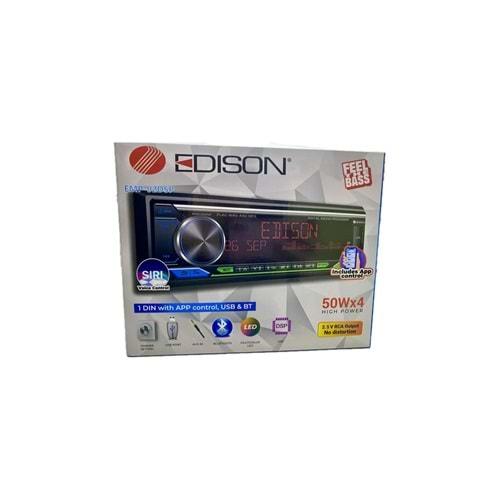 Edison ED-92DSP App Control+Usb+Dsp+Bluetooth+Multicolor+FM+Aux+4x50 Watt Oto Teyp