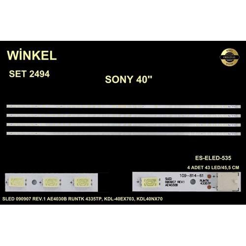 Winkel SET-2494 MLD5049x4/ELED535 Sony 40