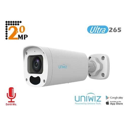 Uniwiz IPC-B312-APKZ 2mp 2.8-12 mm Sesli Motorize Lensli Ip Bullet Kamera