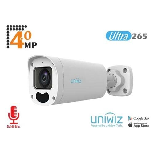 Uniwiz IPC-B314-APKZ 4.0 MP 2.8- 12 MM Motorize Lens H.265 T-WDR IP67 Dahili Mikrofon Bullet IP Kamera