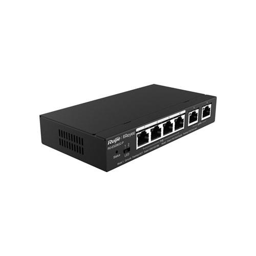 Ruijie Reyee RG-ES206GC-P 6 Portlu 4 Port POE (54W) Gigabit Cloud Yönetilebilir Switch
