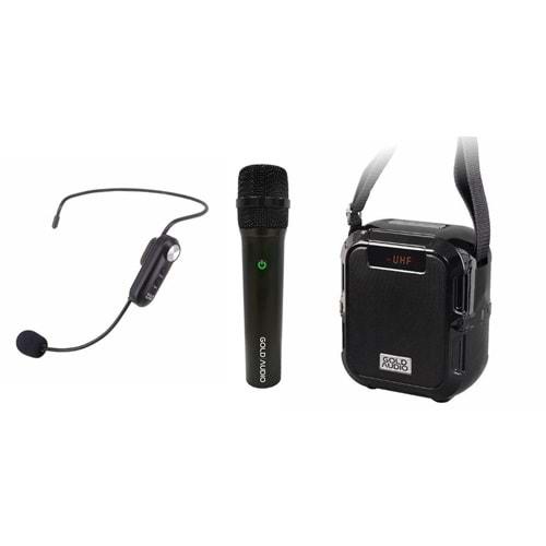 Gold Audio GR-13 Kablosuz EL + Headset Mikrofonlu Taşınabilir Bluetooth Hoparlör