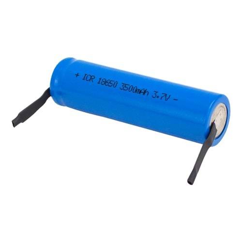 Powermaster 13693 3.7 Volt 3500 mAh Lityum Li-iOn Başlıksız Puntalı Pil TR 18650 2 Li Paket Halinde