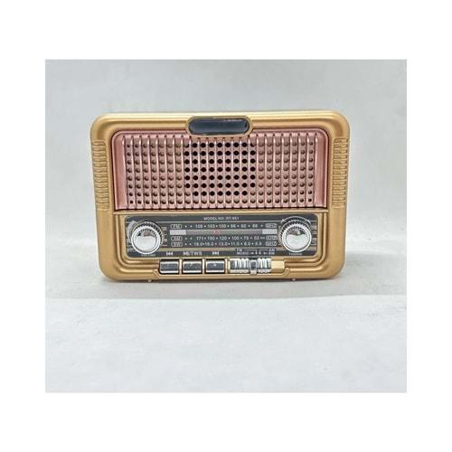 Everton RT-651 Güneş Enerjili Bluetooth Usb/Sd/Aux/Fm Nostalji Radyo
