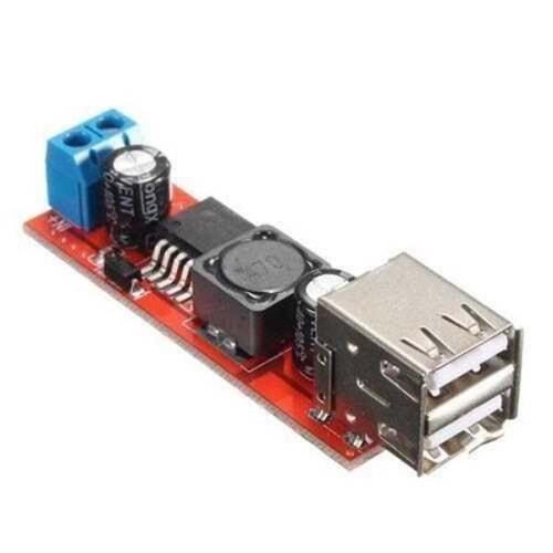Arduino ARD-MDL 1271 Çift USB Çıkışlı 9V/12V/24V/36V - 5V 3A Voltaj Düşürücü Modülü