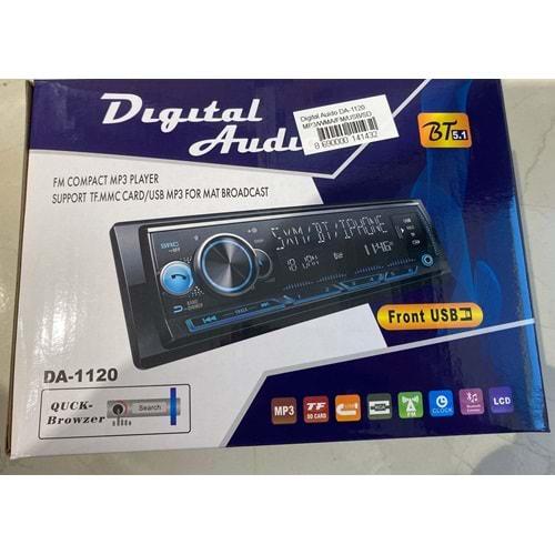 Digital Auido DA-1120 MP3/WMA/FM/USB/SD Single Oto Teyp