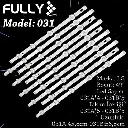 Fully EASTERN SET-031 (SET-2013) LG 49 Inc 49LB550 49LB620V 10 Adet TV Led Bar^^(49LB550V) (49LB580N) (49LB580V) (49LB620V) (49LB652V) (Takım)