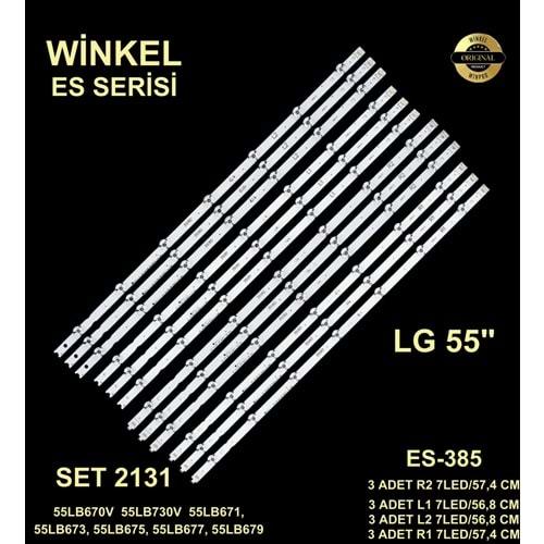 Winkel SET-2131 ES SERİSİ 12 PARÇA LG 55