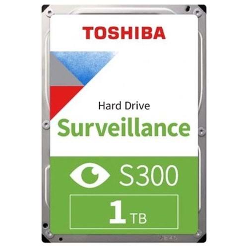 Toshiba S300 Surveillance HDWV110UZSVA 1TB 64MB 5400 RPM 3.5¨ SATA3 7/24 Güvenlik Diski