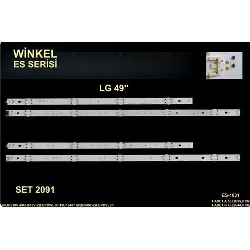 Winkel SET-2091 ES SERİSİ 8 PARÇA (NC490DGGAAFX141CAGAN011255AP1) (LG_WICOP_49INCH_UHD_REV06_A/B_150710) (49UF6400) (49UF6407) (49UH610) (49UJ630) (Takım)=Fully SET-1031=Mate LED665=Wkset-5249=Swat LCD277TK