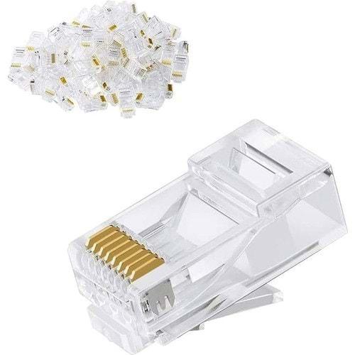 Ironstar IRJ45 Cat Cat5 RJ45 Jack - 100 Lü Paket Halinde