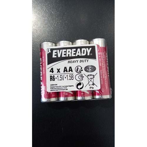 Eveready HD AA/R6 SHP4 Kalem Pil - 4 Lü Paket Halinde