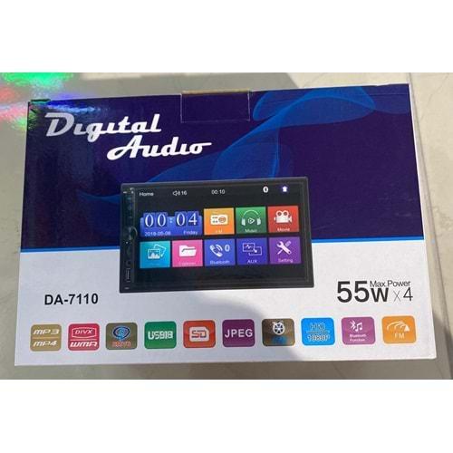 Digital Audio DA-7110 4x55 Watt Doubledin Oto Teyp