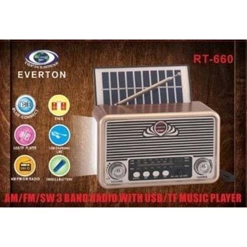 Everton RT-660 Bluetooth Usb/Sd/Aux/Fm Nostalji Radyo