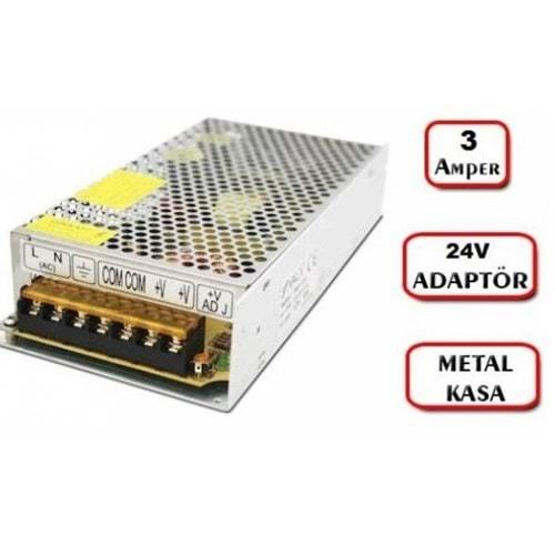 Hightek HT-1096 24 Volt 3 Amper Metal Kasa Adaptör