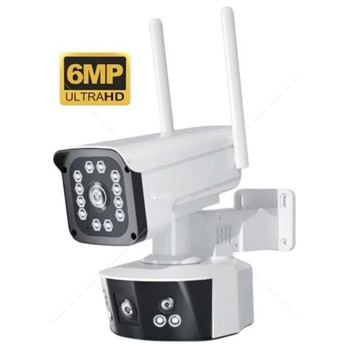 O-KAM Pro 3032 6MP Dual Lens Wi-Fi PTZ Kamera