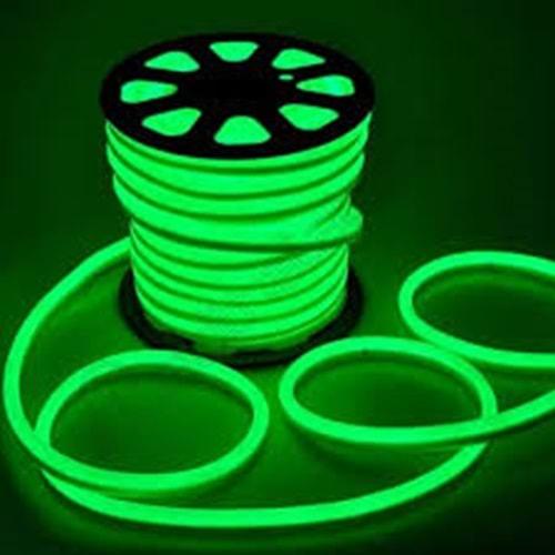 220 Volt Yeşil Neon led - Metre