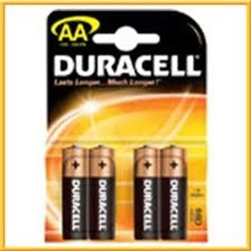 Duracell LR6/MN1500 1.5 Volt Alkalin AA Kalem Piller -4 Lü Paket Halinde
