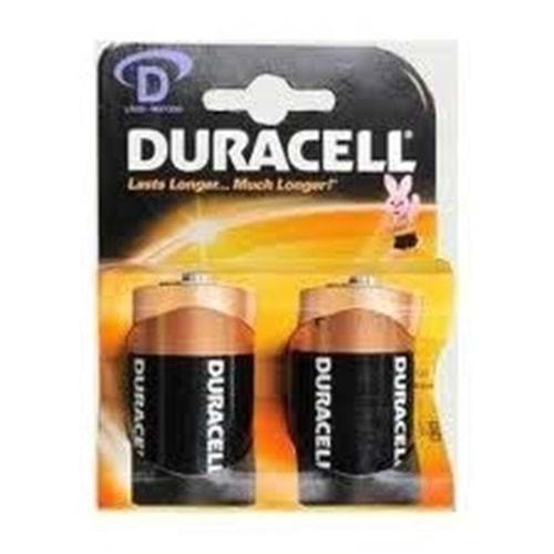 Duracell Alkalin D Size Büyük Boy Pil -2 Li Paket Halinde