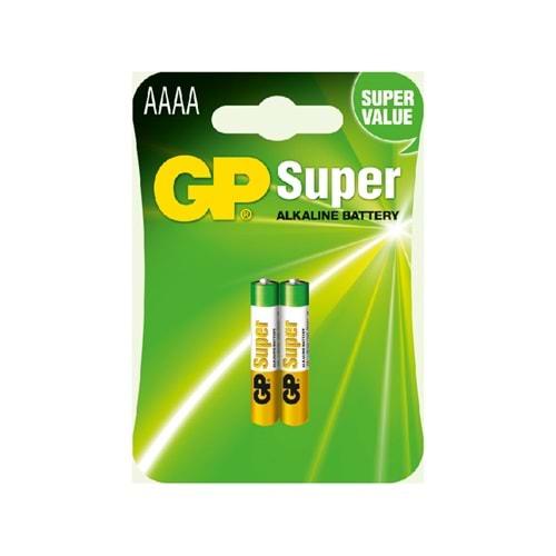 GP GP25A-2MTP2 AAAA 25A Alkalin İnce Pil 2 Li Paket