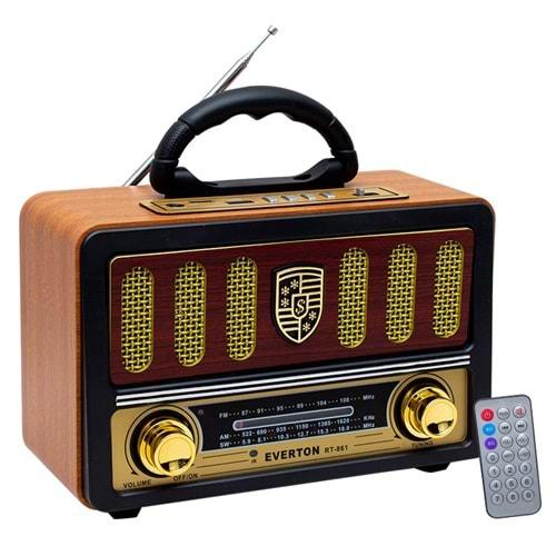 Everton RT-861BT Usb-Sd-Fm-Bluetooth Destekli Nostaljik RadyoNostaljik Radyo