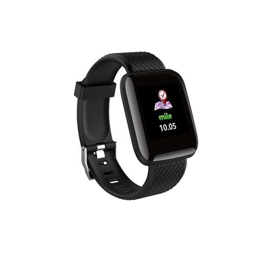 Everest Ever Watch EW-508 Android/IOS Smart Watch Kalp Atışı Sensörlü Siyah Akıllı Saat