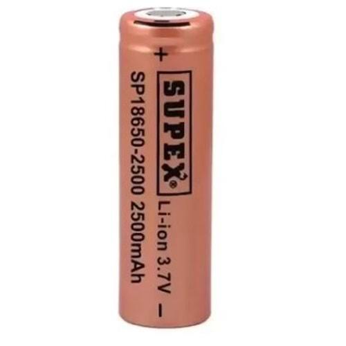 Supex SP18650-2500 3.7 Volt 2500 mAh Başlıksız Lityum Pil