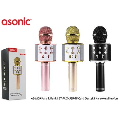 Asonic AS-M09 Karaoke Mikrafon