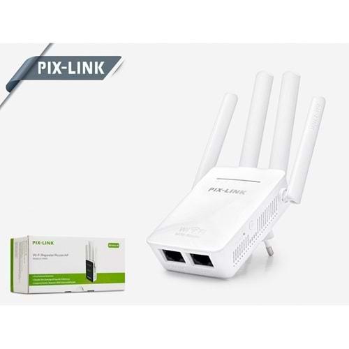 Pix-Link LV-WR09 Kablosuz-N Wps+Wısp+Wds 300 Mbps Repeater+Access Point+Bridge+Kablosuz Router