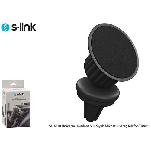 S-link SL-AT30 Universal Ayarlanabilir Siyah PRM Mıknatıslı Araç Telefon Tutucu