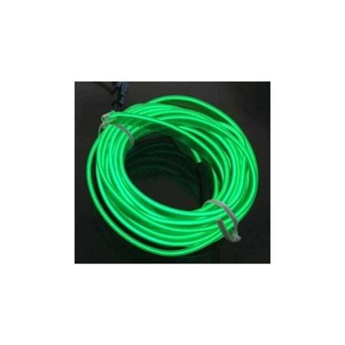 Vonex 364 Yeşil Oto Torpido Neon İp Led - 3 Metre