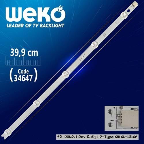 Weko 34647 Tv Ledi 39.7cm 5 LED (L2) (Adet)=LCD225=Adet Olarak Satılır