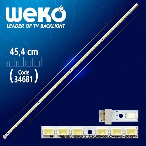 Weko 34681-TK Tv Ledi 45.4cm 60 LED 2'LI SET 512+513=LCD512-TK 2 Adet=Takım Olarak Satılır